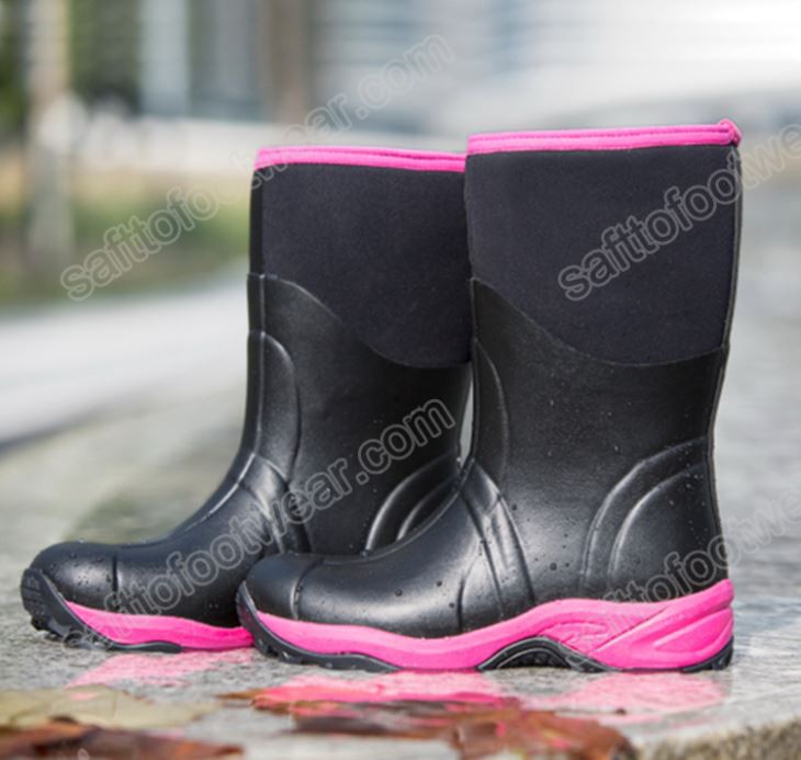 چکمه های ضد آب لاستیکی ضد لغزش